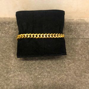 18k Flat Chain Bracelet